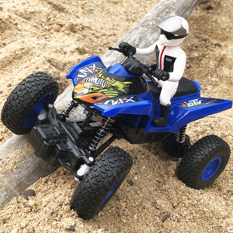 Coche y motocicleta con Control remoto recargable: deriva de alta velocidad, carreras eléctricas para niños y vehículos todoterreno de juguete 