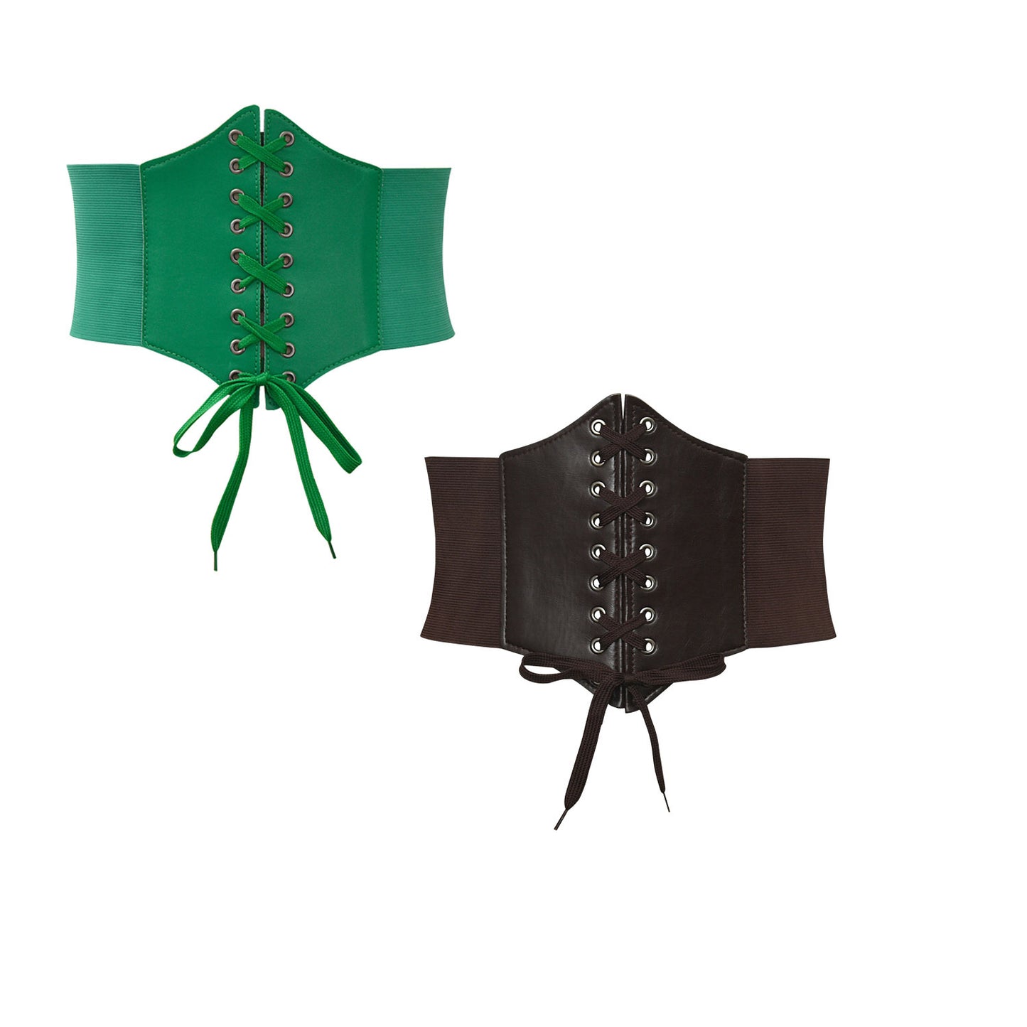 Elastic waist width belt