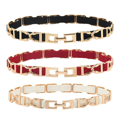 Pin buckle elastic elastic belt