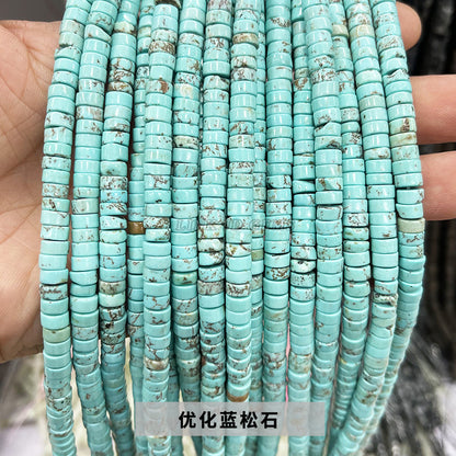 3 * 6Mm natural stone right angle disc loose beads
