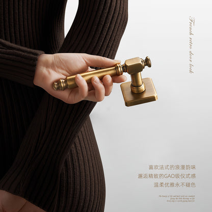 Double opening door handle 72 handle lock