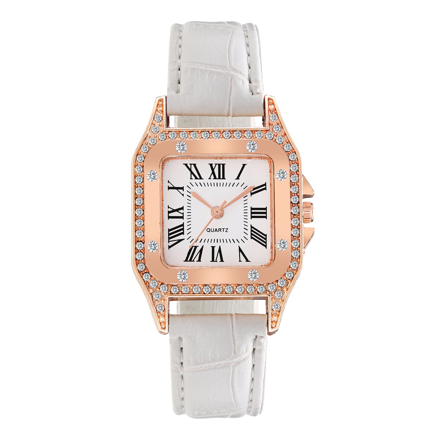 Barrel Square Belt Ladies Watch