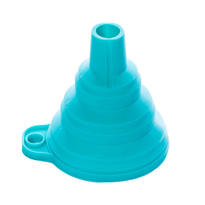 Embudo plegable de silicona portátil multifuncional 