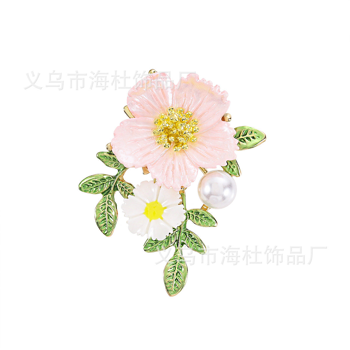 Camellia Brooch Female High-end