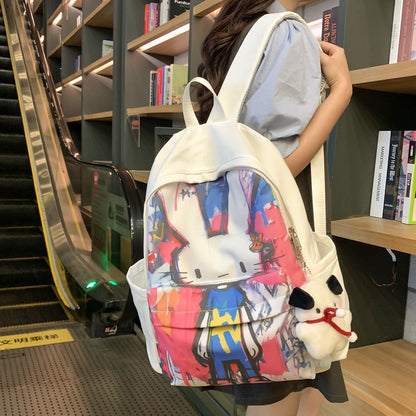 Graffiti comic school bag, backpack