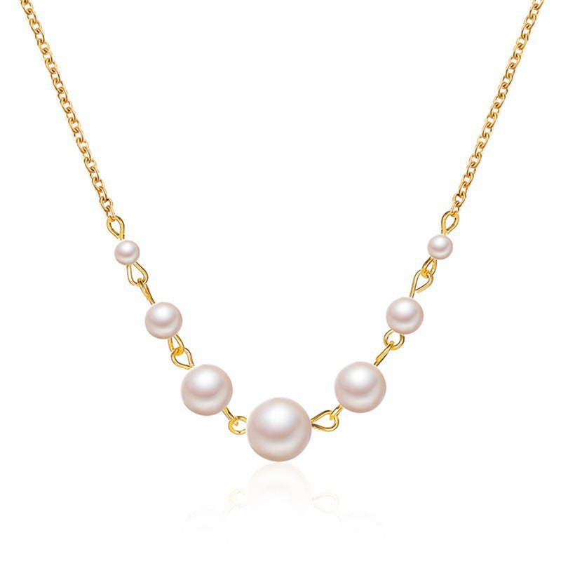 Retro Imitation Pearl Necklace