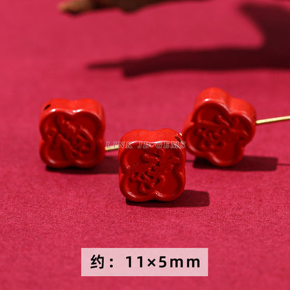 Emperor Sand Carving Accessories Lotus Pixiu Loose Beads