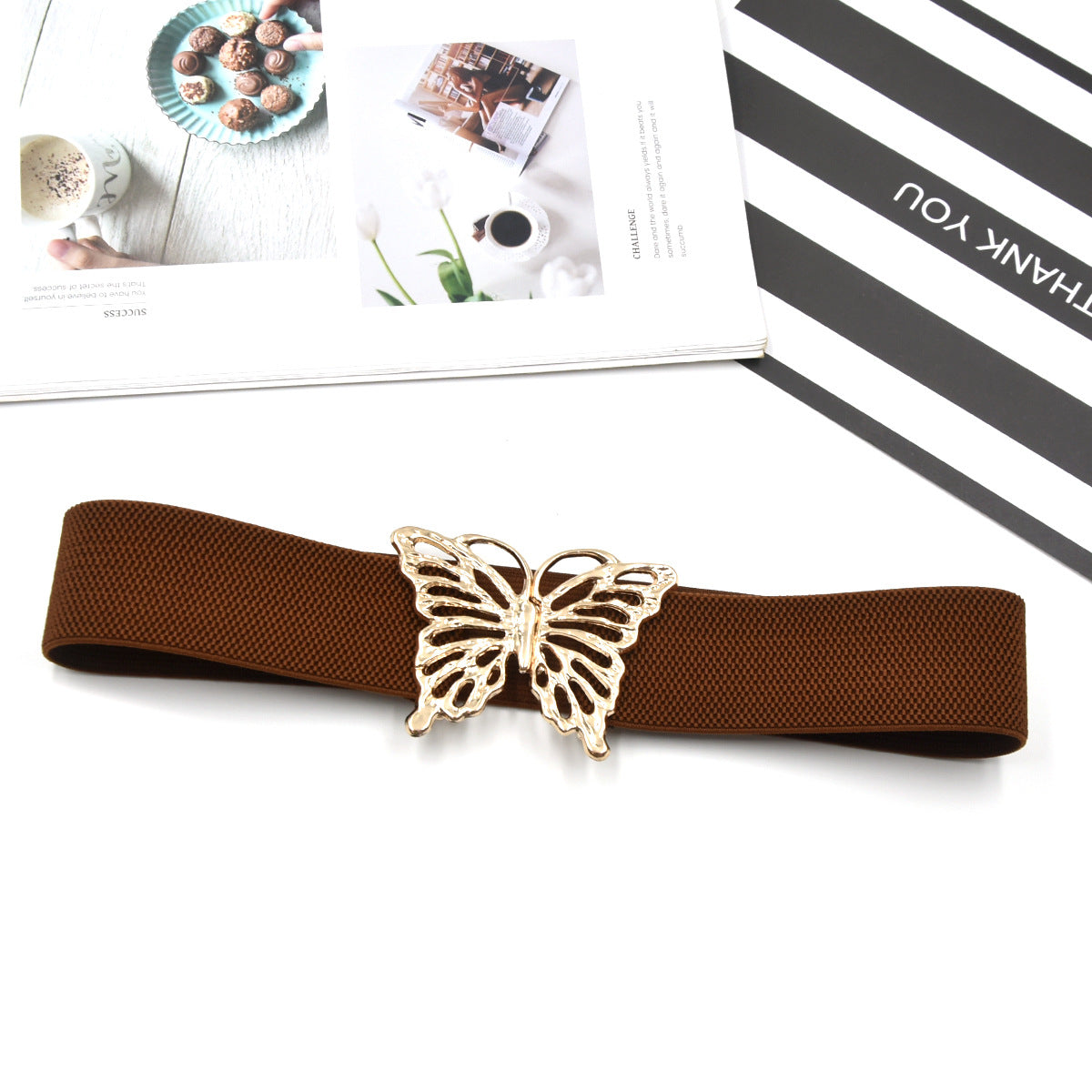 Hollow butterfly decorative belt