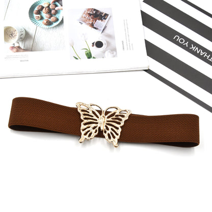 Hollow butterfly decorative belt
