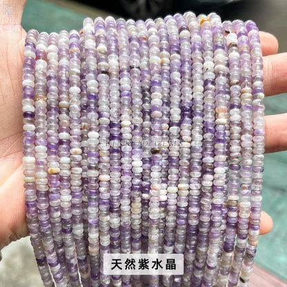 4 * 2Mm natural jade abacus beads loose beads