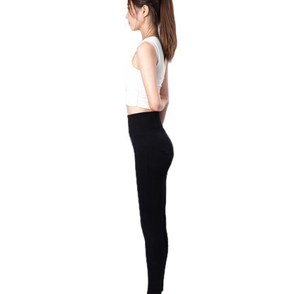 High waist belly and hip yoga pants nine-point pants