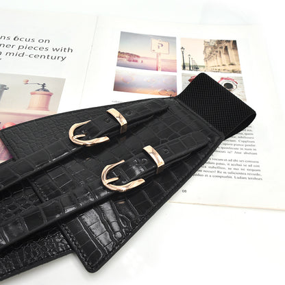 Coat waist elastic elastic elastic wide waist seal