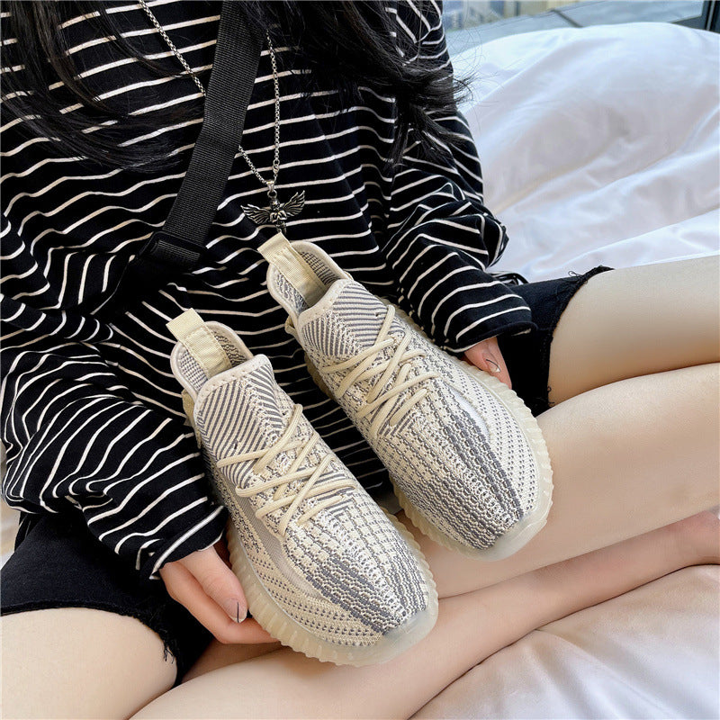 Coconut breathable netflix woven shoes men's and women's sports shoes
