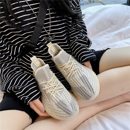 Coconut breathable netflix woven shoes men's and women's sports shoes