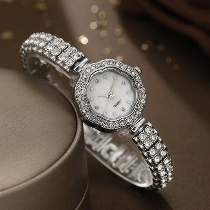 Alloy quartz watch jewelry set