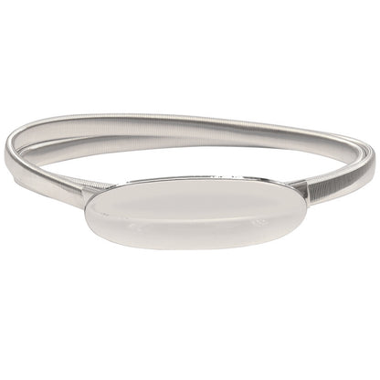 Elastic gold leaf belt