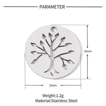 20 pcs/pack Clover hand key Titanium steel DIY pendant