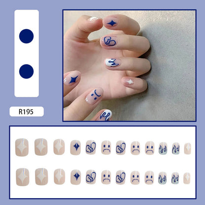 Removable Press-On Nail Art