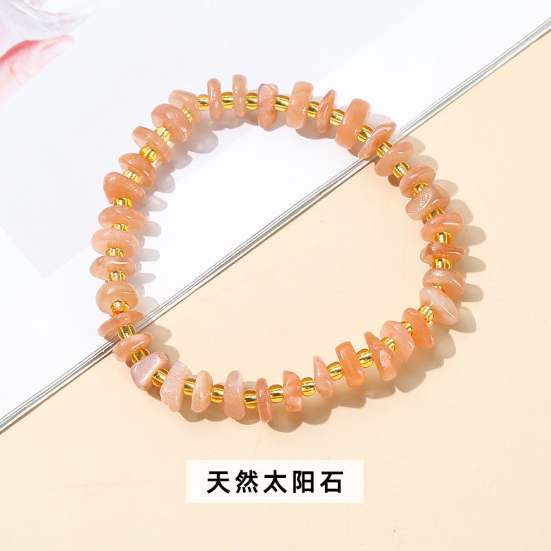 Pulsera de grava de cristal