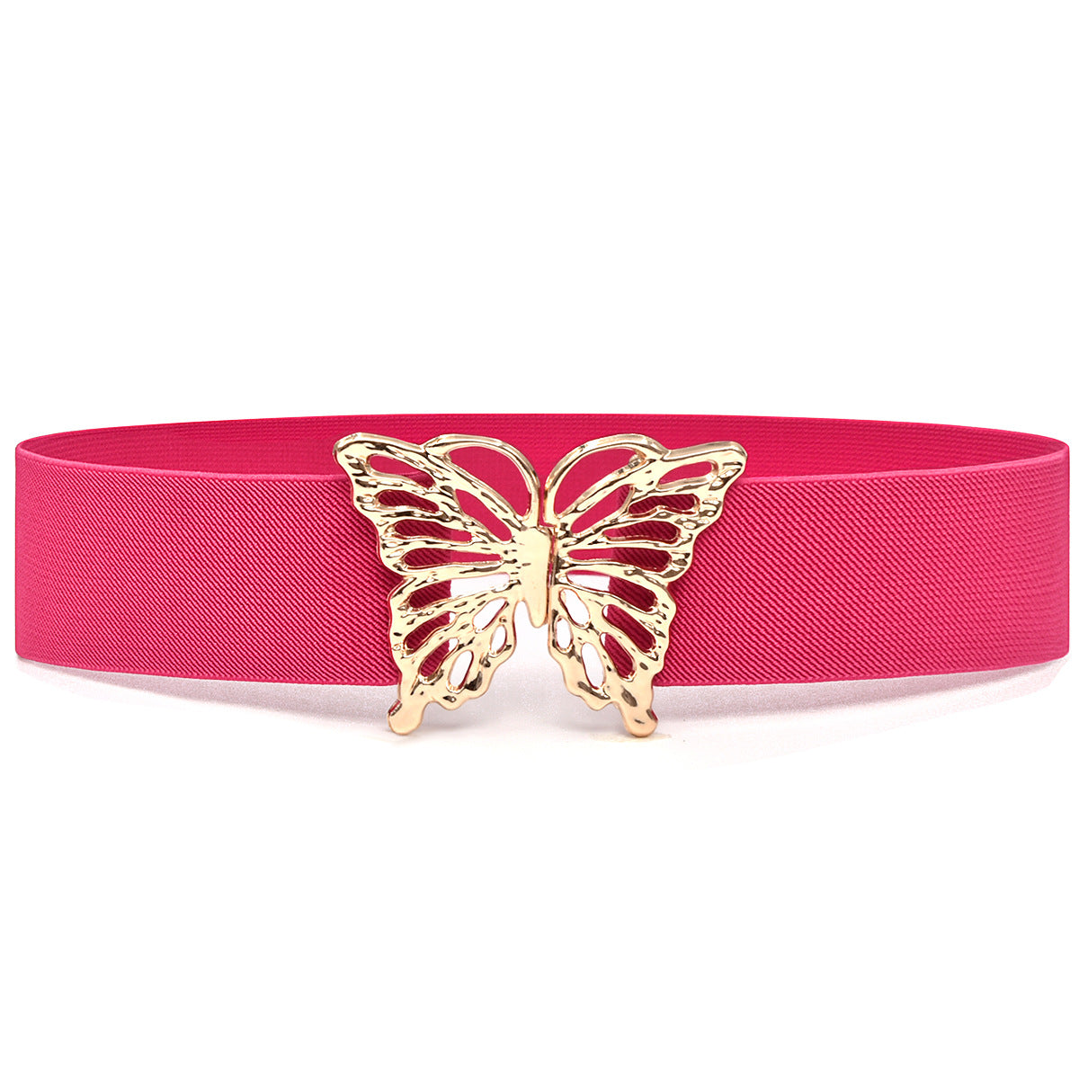 Butterfly Buckle Rhinestone Inlaid Belt
