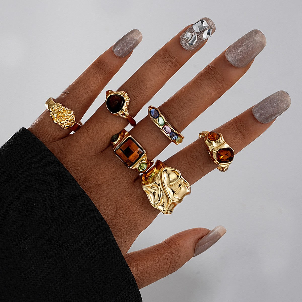 Tiger's Eye Stone Ring