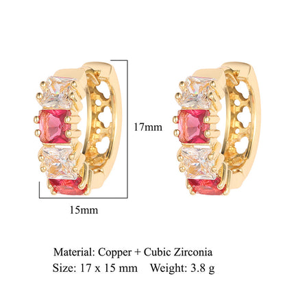 Advanced copper-sensitive zircon ear buckle