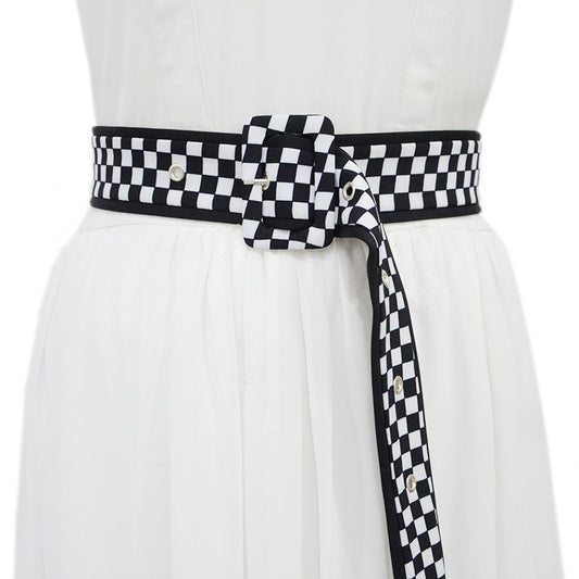 Striped flannel waist
