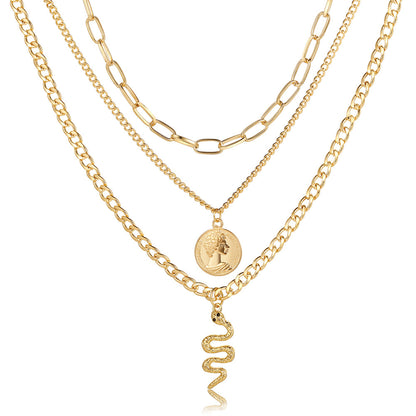 Coin Snake Jewelry Set of Three