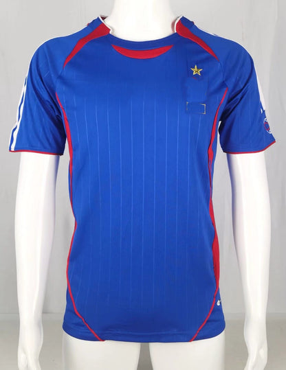 82-06 France Home Away Zidane Henry Retro Long Short Sleeve Mbapp¨¦ Jersey