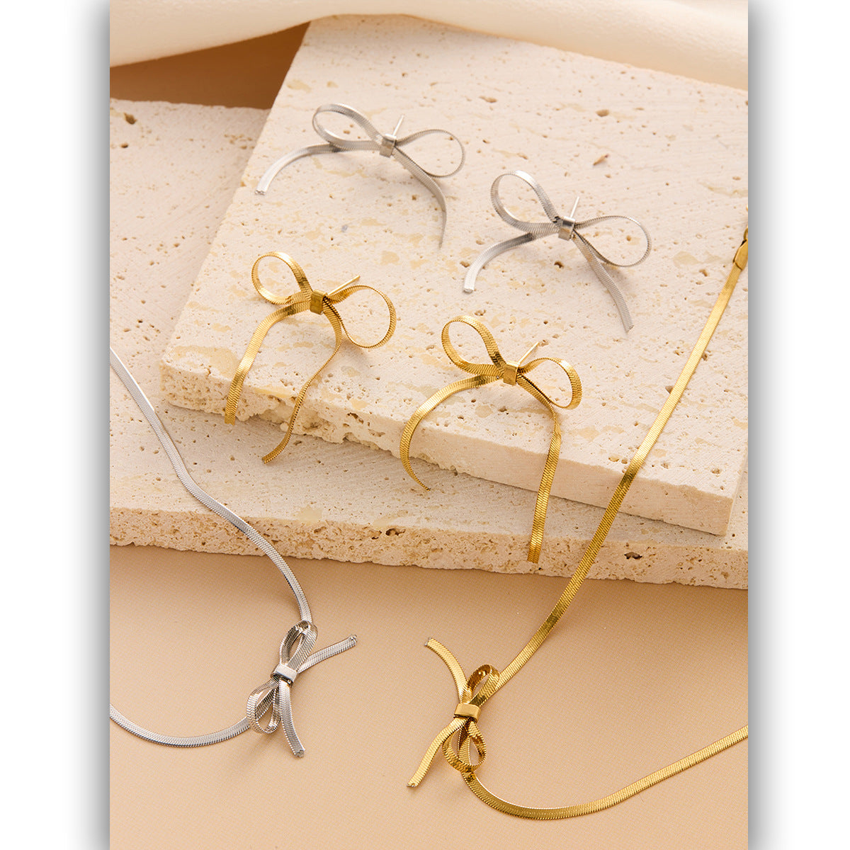 Personalized Gold-Plated Titanium Steel Snake Chain Choker