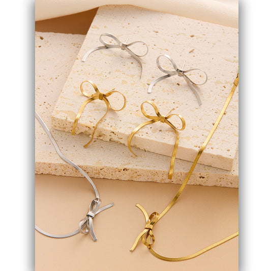 Personalized Gold-Plated Titanium Steel Snake Chain Choker