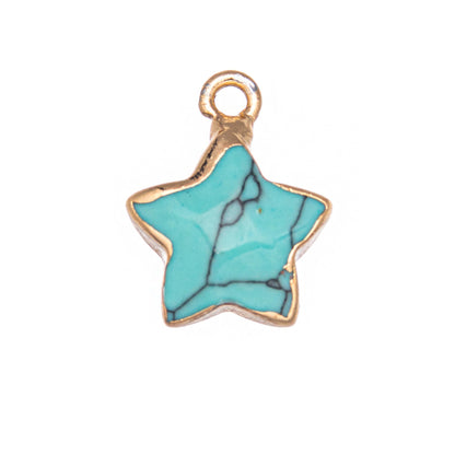 Pingente de Cristal Pentagrama Facetado 