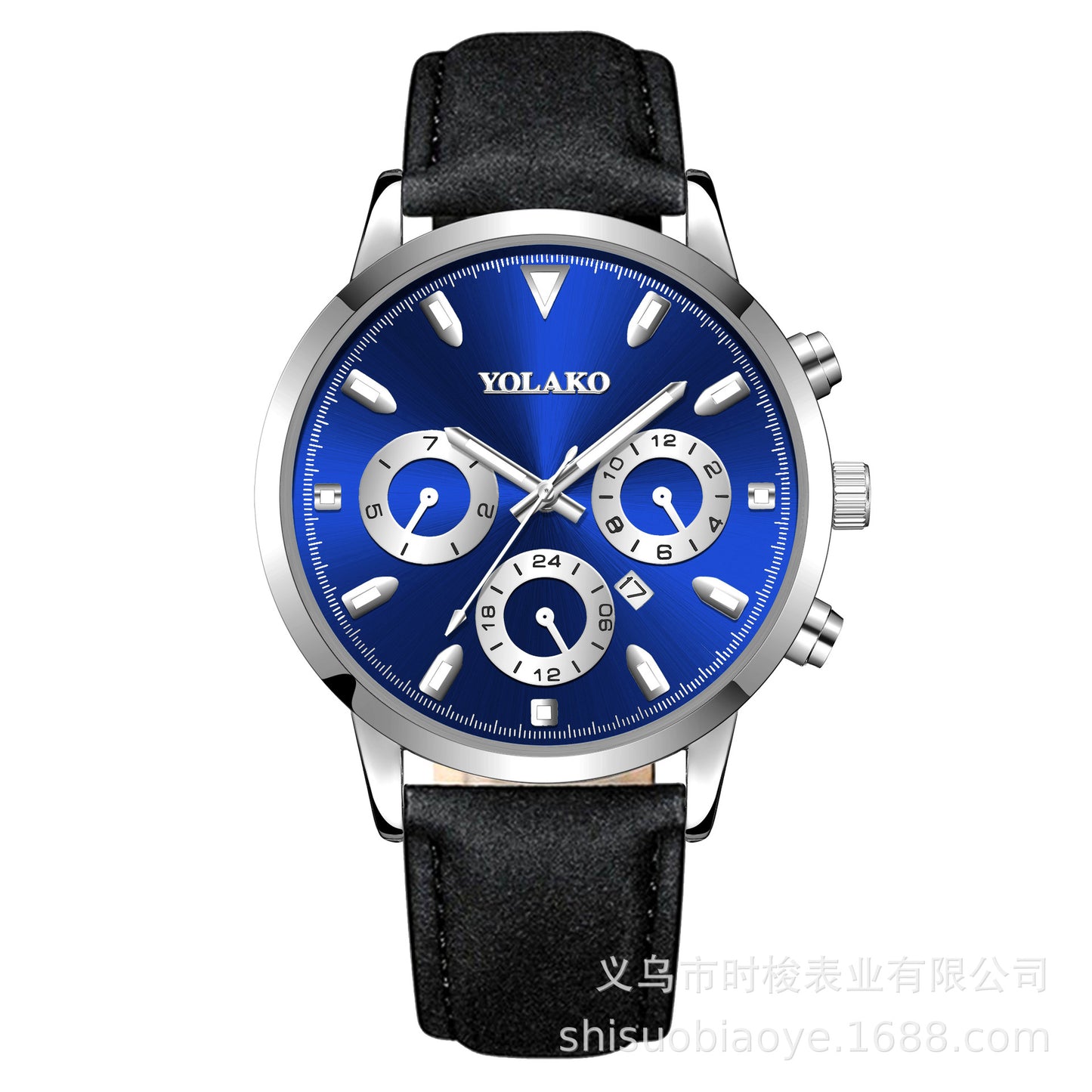 Belt Multicolor Men's Quartz Calendar Watch