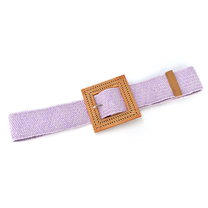 Braided elastic elastic belt