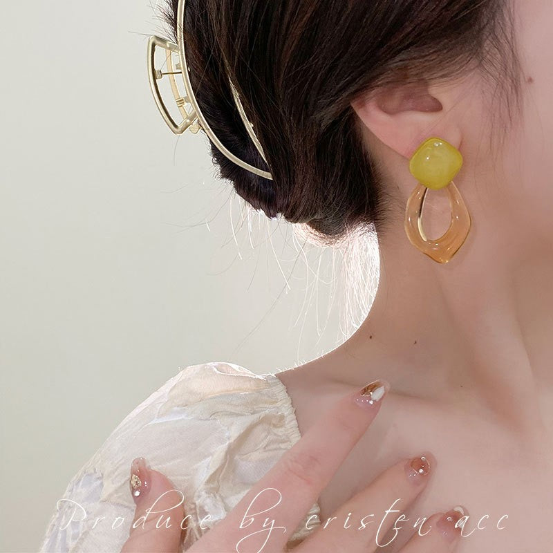 Geometric earrings fashion stud earrings