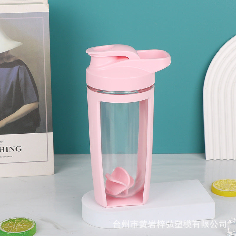 500Ml Portable Plastic Double Layer Shaker Cup