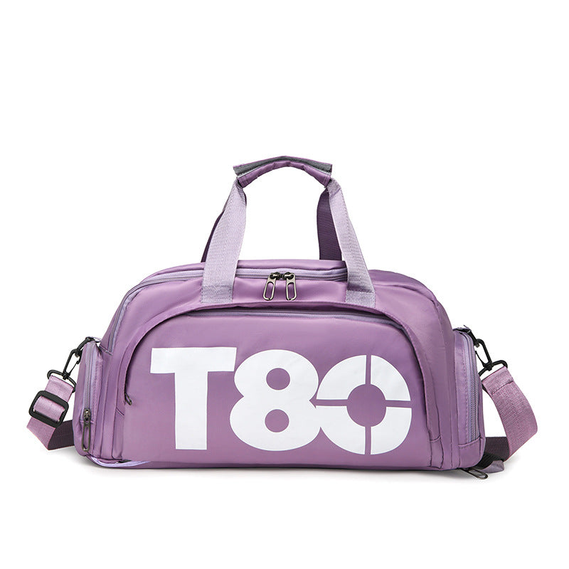 Dry and wet separation fitness bag short trip bag