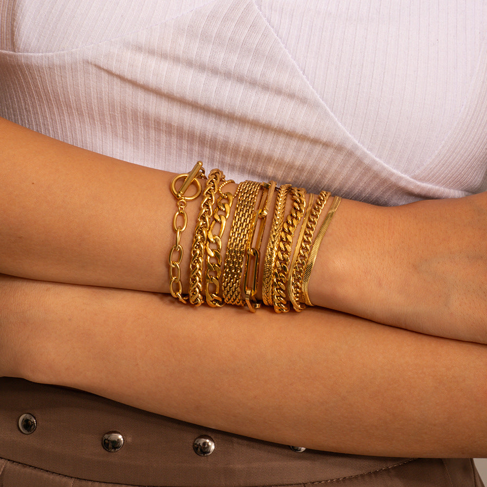 Stainless Steel Cuban Bracelet