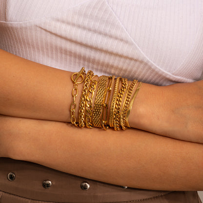Stainless Steel Cuban Bracelet