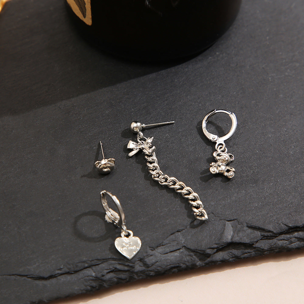 Sweet & Cool Cherry Bear Earring Set