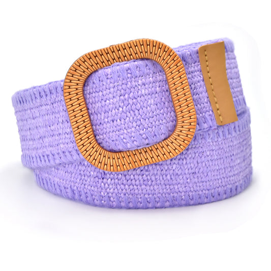Pin buckle elastic versatile woven belt