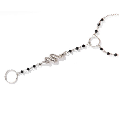 Hip Hop Metal Crystal Back Chain Jewelry