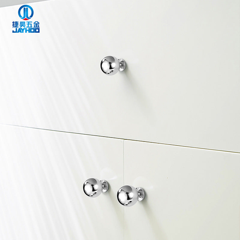 Chrome Bright Silver Brass Handle