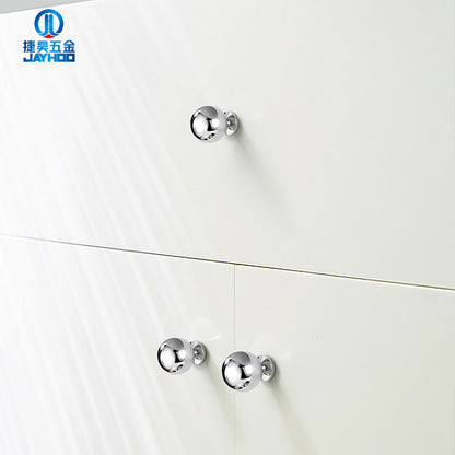 Chrome Bright Silver Brass Handle