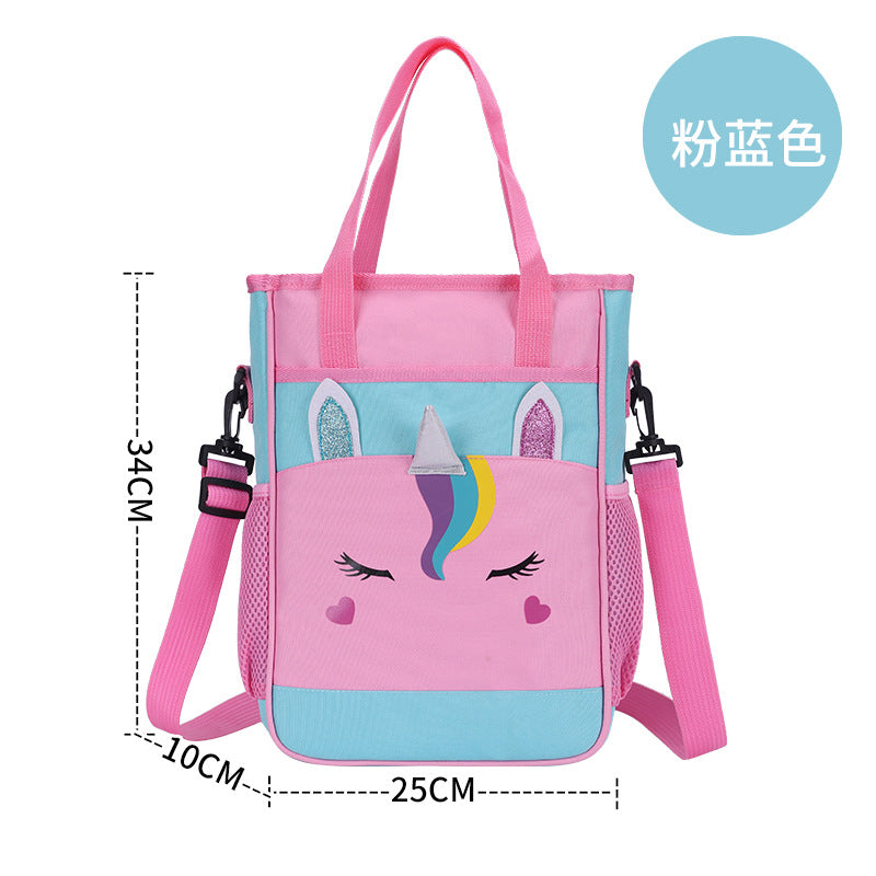 Cartoon printed logo backpack