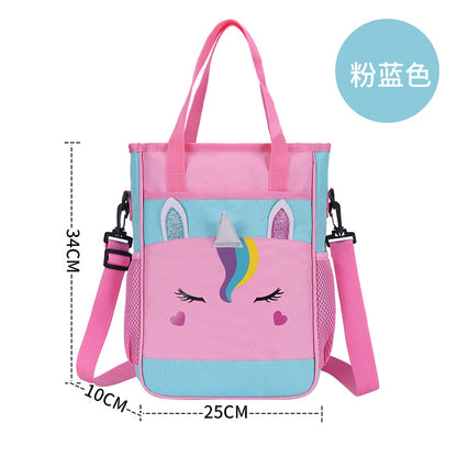 Cartoon printed logo backpack