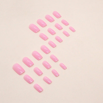 Sweet Pink Square Nails