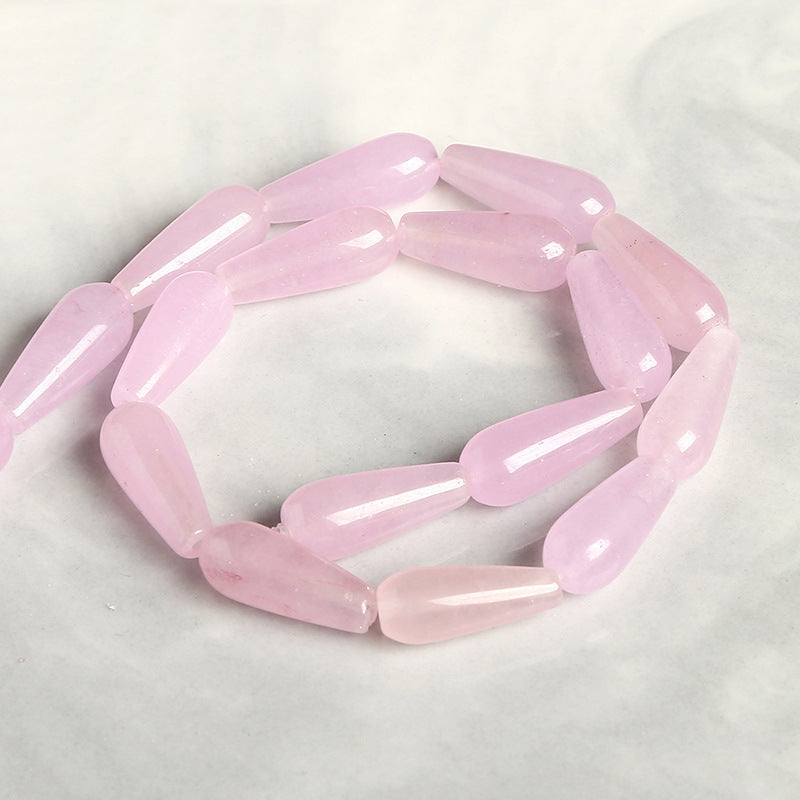 8 * 20Mm agate water drop-shaped loose beads