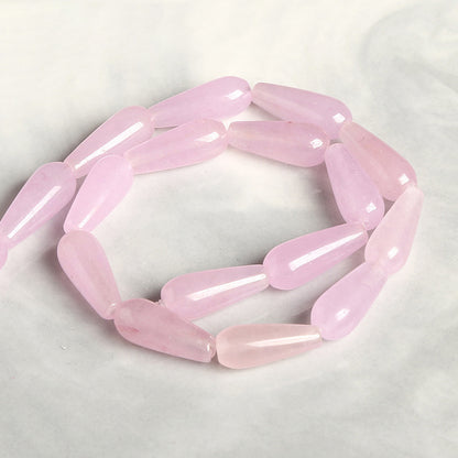 8 * 20Mm agate water drop-shaped loose beads