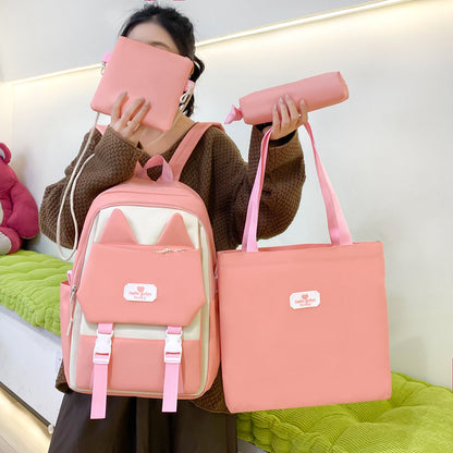 cute school bag student backpack
